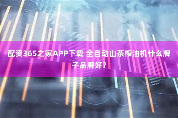 配资365之家APP下载 全自动山茶榨油机什么牌子品牌好?