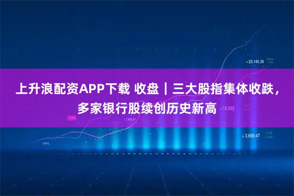 上升浪配资APP下载 收盘｜三大股指集体收跌，多家银行股续创历史新高